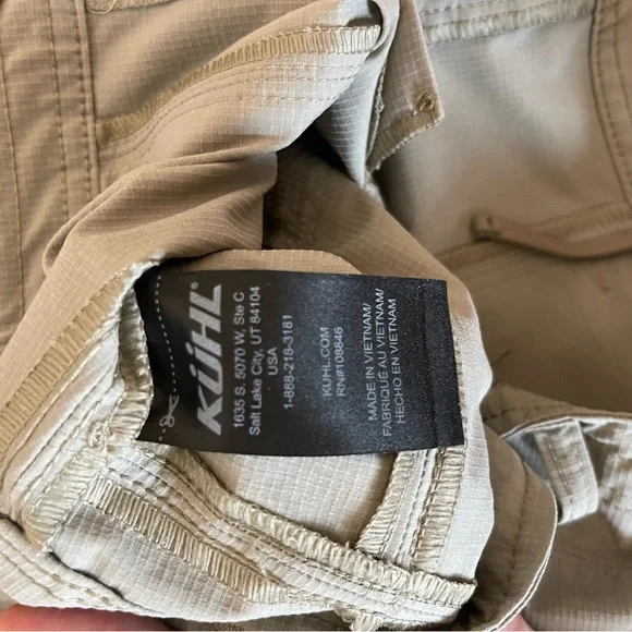 Kuhl Women's Tan Cargo Hiking Pants - Picture 8 of 10